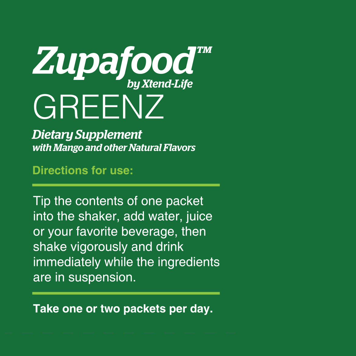 Zupafood™ GREENZ