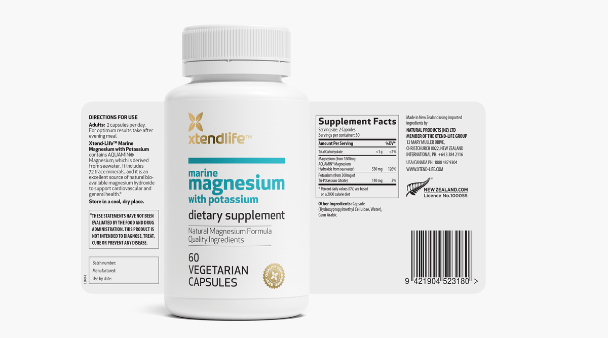 Marine Magnesium with Potassium
