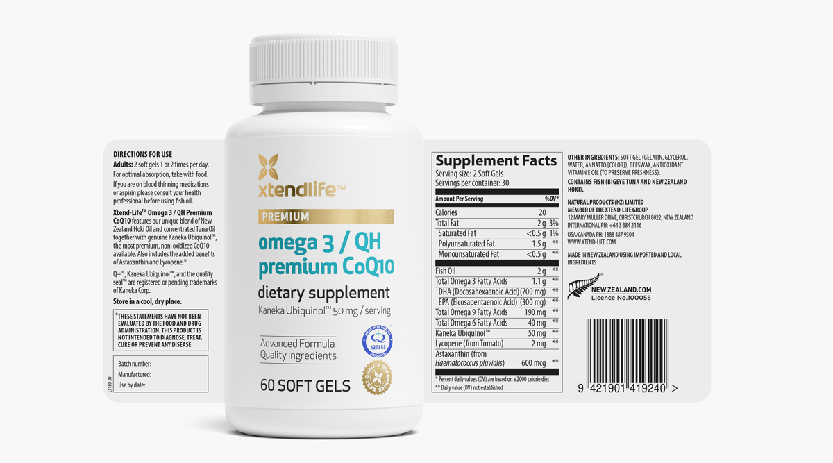 Omega 3 / QH Premium CoQ10