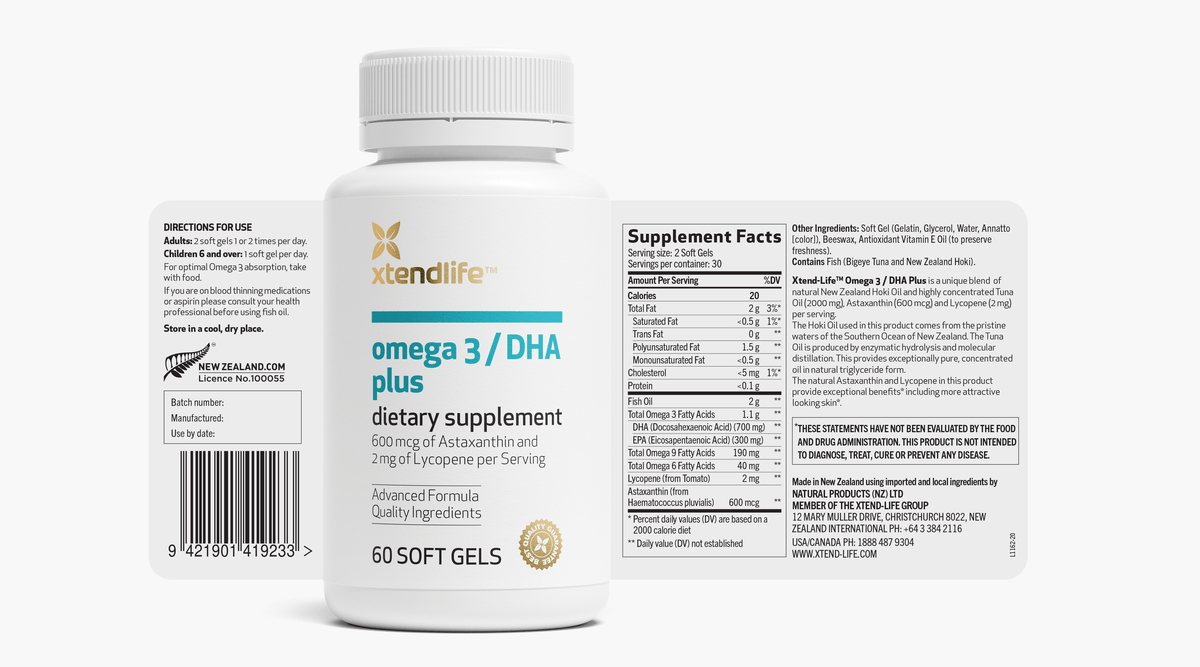 Omega 3 / DHA Plus