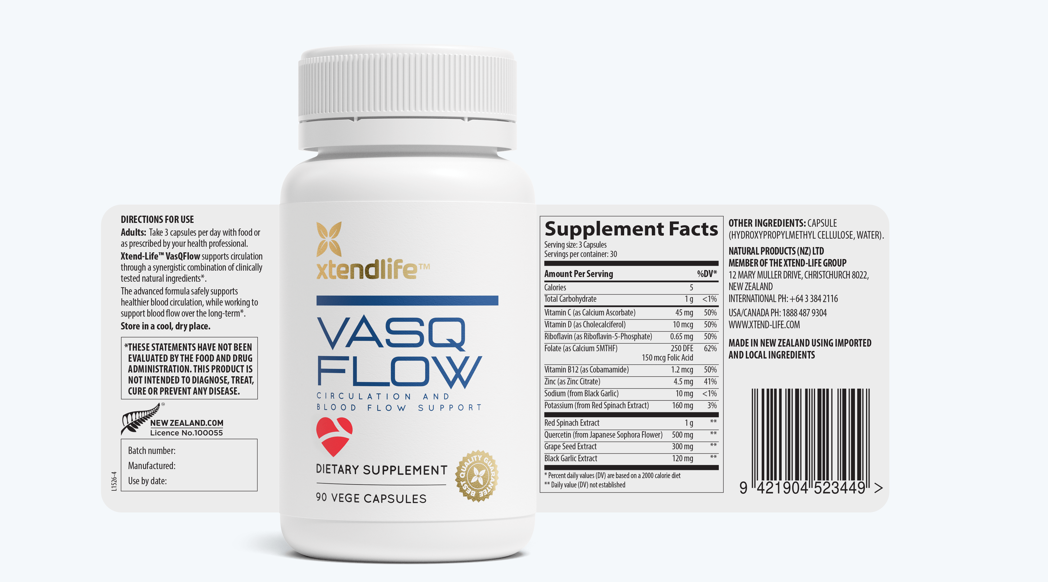 VasQFlow - Nitric Oxide Booster