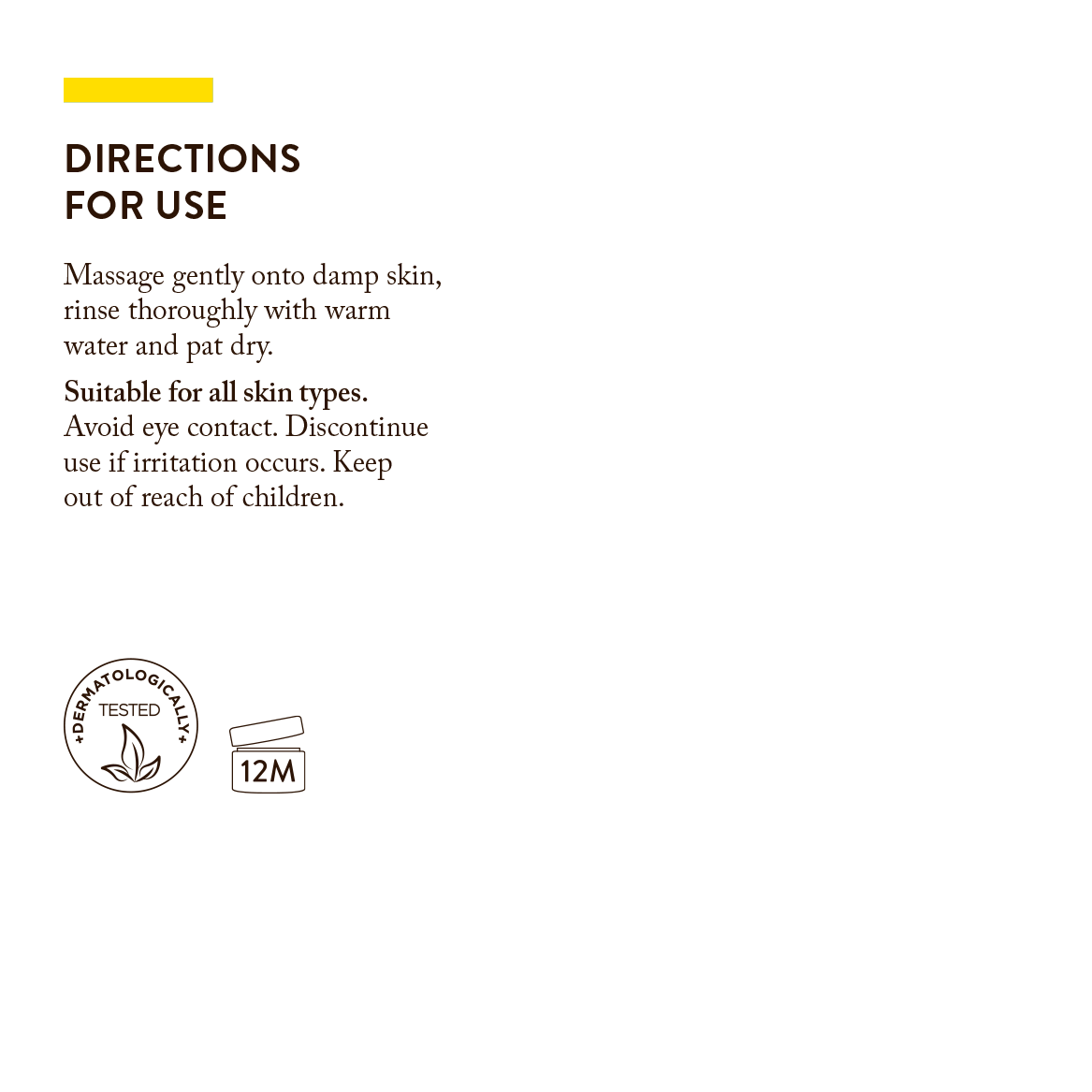 Directions for use: Kanapa™ Foaming Facial Cleanser