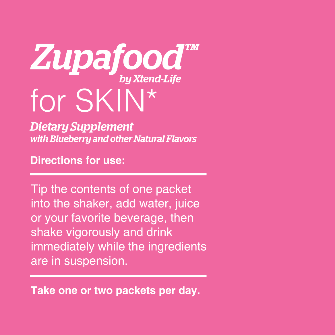 Zupafood™ for SKIN